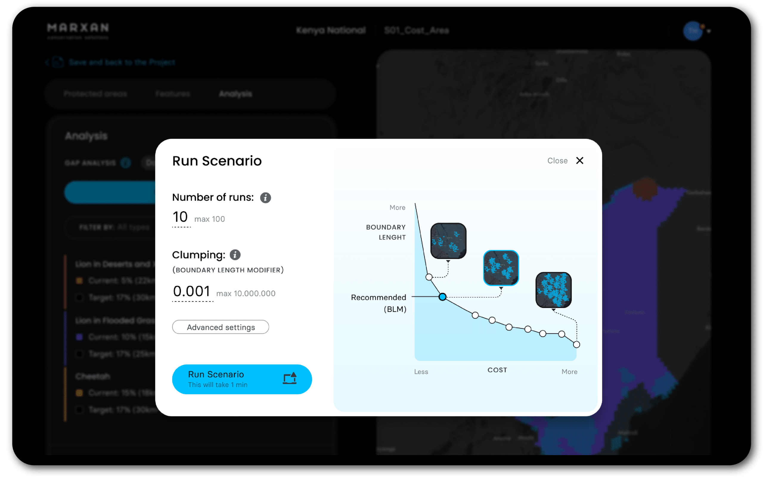 A Complex Conservation Planning System